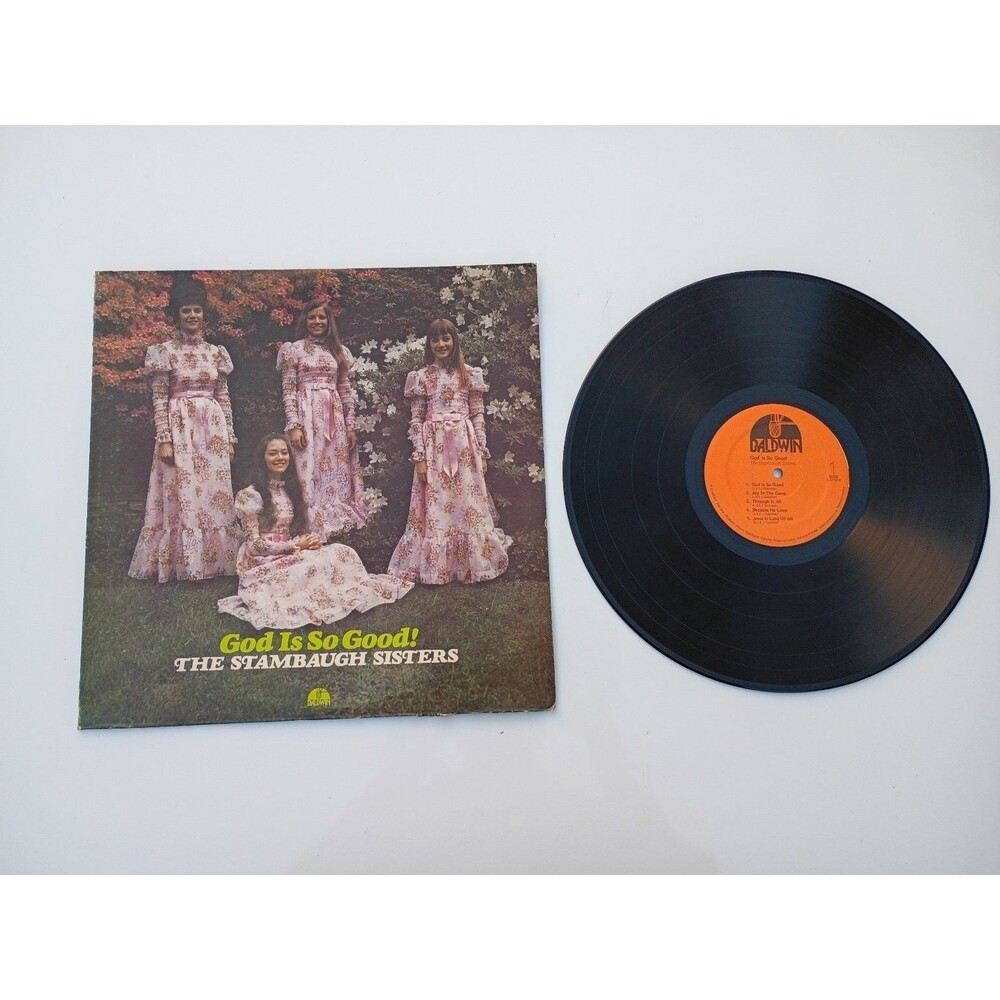 Stambaugh Sisters – God Is So Good! LP Record 1970 Baldwin Gospel Mono 33 RPM
